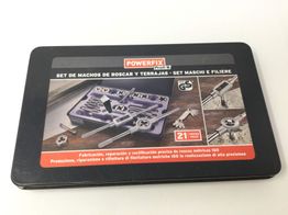 kit herramientas variadas powerfix set machos y terrajas