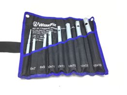 kit herramientas variadas werkfix set 7 tubo