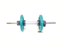 kit de halteres metal barra con discos