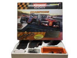 kit pista y coches slot carrera go champions