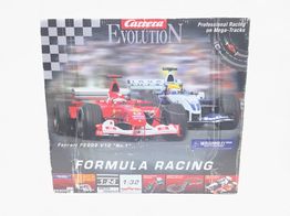 kit pista y coches slot carrera carrera evolution formula racing ferrari f2002 v10 no.1 (ref. 25303)