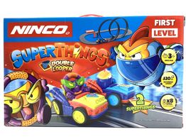 kit pista e carros slot ninco superthings double looper
