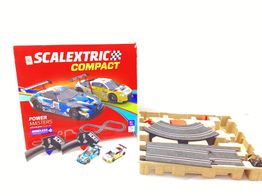 kit pista y coches slot scalextric compact power masters wireless