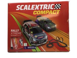 kit pista y coches slot scalextric compact rally xtreme
