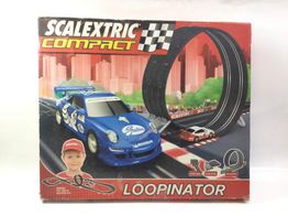 kit pista y coches slot scalextric compact loopinator
