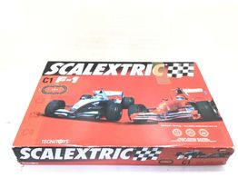 kit pista y coches slot scalextric c1 f-1