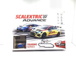 kit pista y coches slot scalextric advance touring series