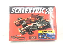 kit pista y coches slot scalextric c3 f-1