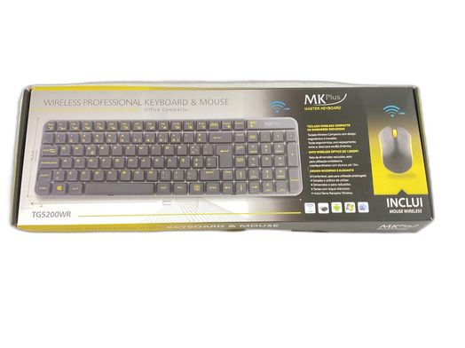kit teclado e rato mk plus tg5200wr