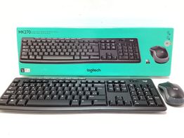 kit teclado y raton logitech mk270