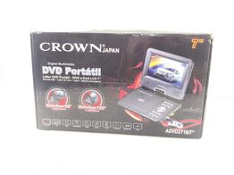 leitor dvd portátil crown advd2710-7