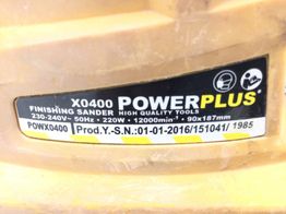 lijadora banda powerplus x0400