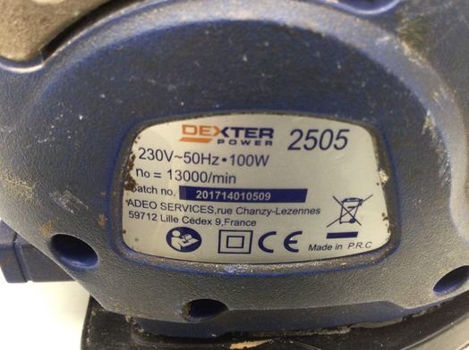 lijadora mouse o delta dexter 2505