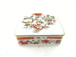 vajilla vista alegre caixa decorativa em porcelana/cer&acirc;mica com tampa design cl&aacute;ssico