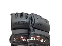 luvas less talk athletics mma gloves vegan black