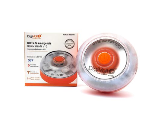 Luz de emergencia V16 Digivolt BDE-V16 Geolocalizada