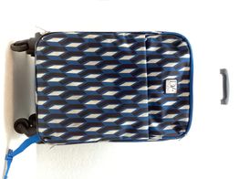 maleta viaje dvf studio maleta trolley com padr&atilde;o geom&eacute;trico