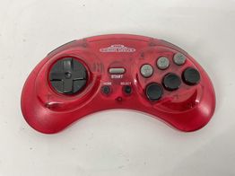 mando megadrive sega sega mega drive crimson red mando inal&aacute;mbrico