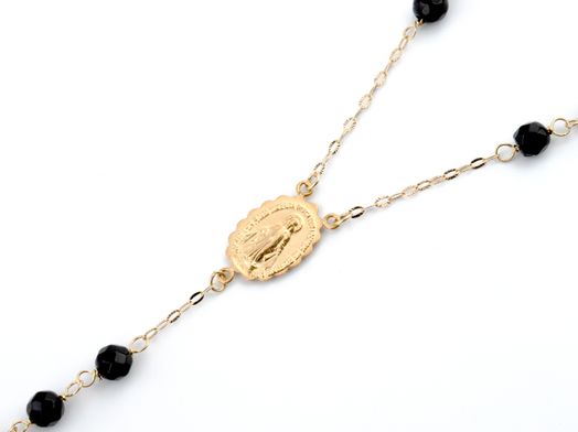 manita oro 18k con onix 