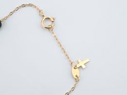 manita oro 18k con onix 