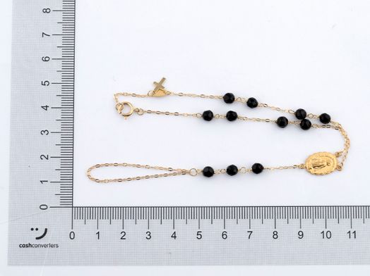 manita oro 18k con onix 