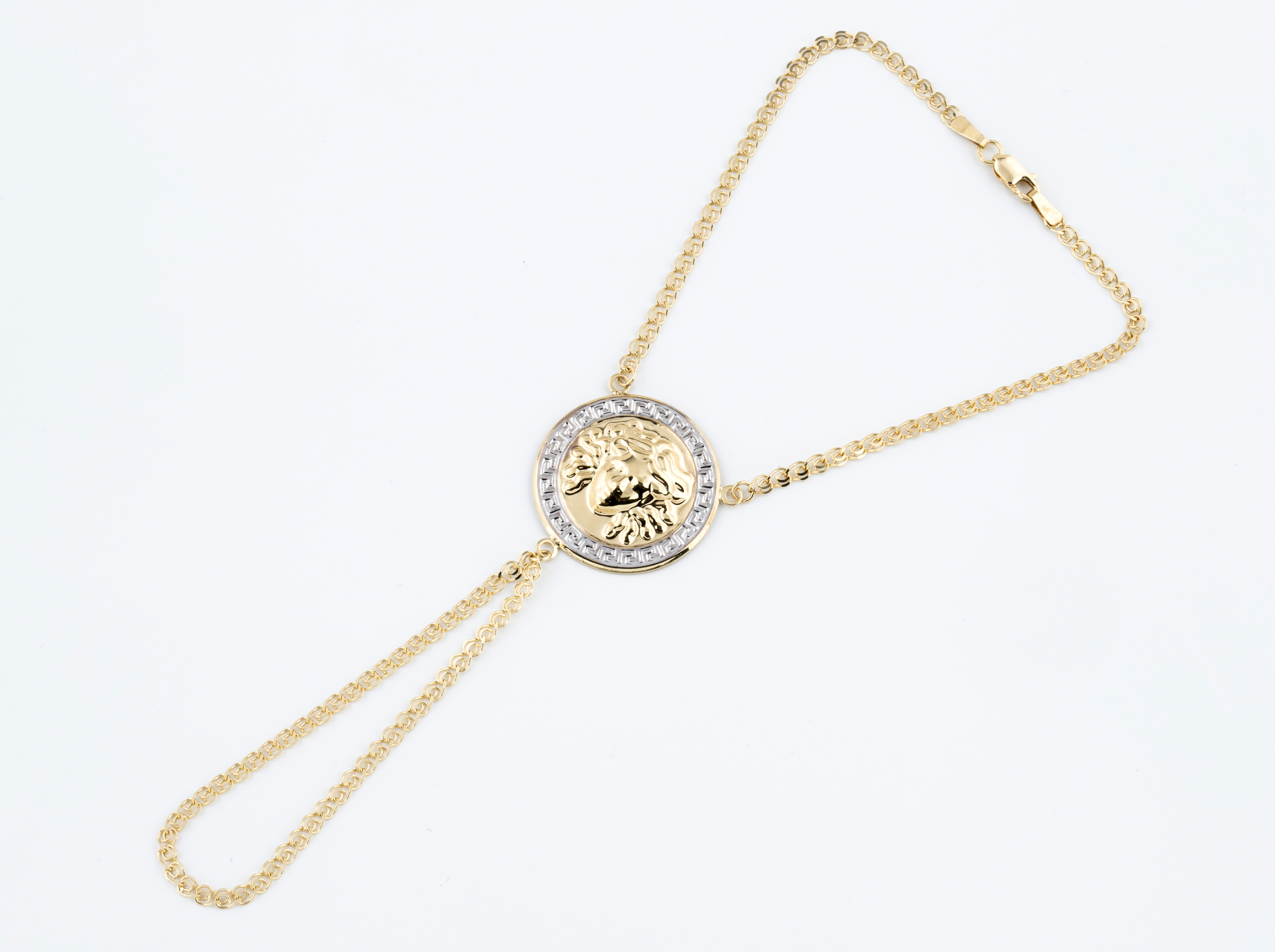 manita oro 18kt bicolor medusa segunda mano en Cash Converters