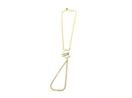 manita oro 18k con circonita 