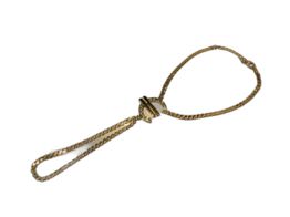 manita oro 18k con circonita 