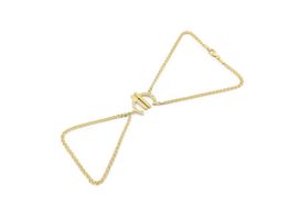 manita oro 18k con circonita 