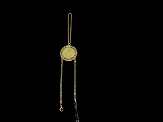 manita oro 18k con circonita 