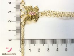 manita oro 18k con circonita 