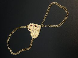manita oro 18k con circonita 