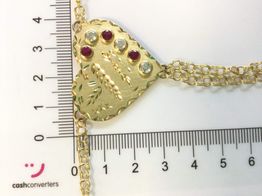 manita oro 18k con circonita 