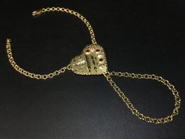 manita oro 18k con circonita 