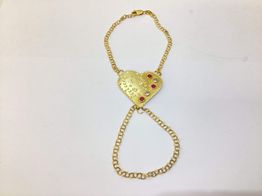 manita oro 18k con circonita 