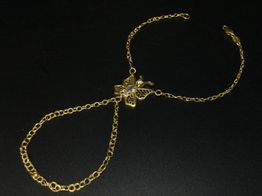 manita oro 18k con circonita 