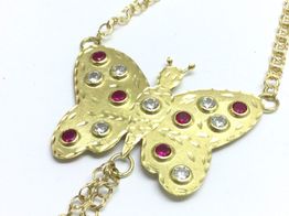 manita oro 18k con circonita 