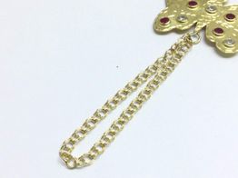 manita oro 18k con circonita 