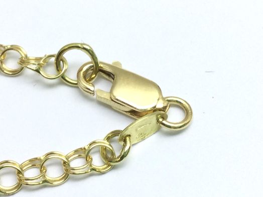 manita oro 18k con circonita 