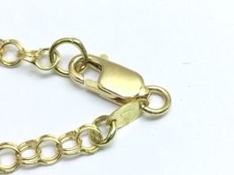 manita oro 18k con circonita 