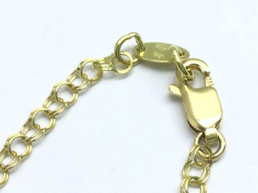 manita oro 18k con circonita 