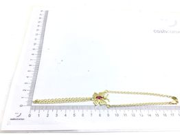 manita oro 18k con circonita 