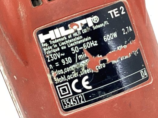martillo electrico hilti te 2
