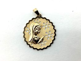 medalla oro 18k 