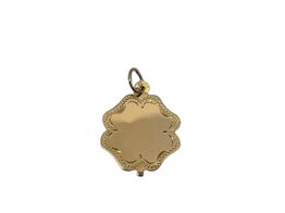 Medalla Oro 19k Con Aaguamarina