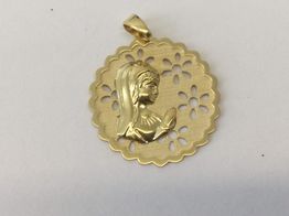 medalla oro 18k 