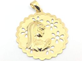medalla oro 18k 