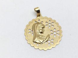 medalla oro 18k 