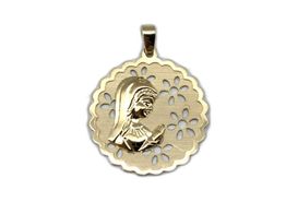 medalla oro 18k 