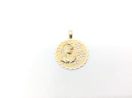 medalla oro 18k 